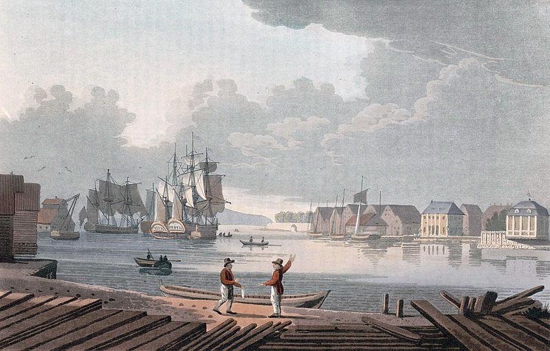 John William Edy Harbour of Christiania